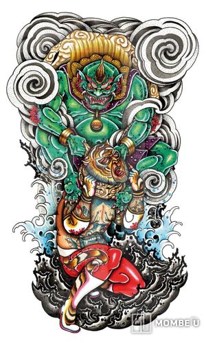 Fujin contra el luchador tigre